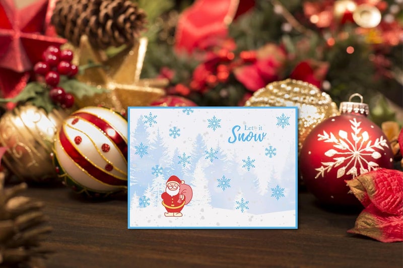 Arbuya Merry Christmas Verses Clear Stamps for Card Making, Sentiment Sayings Silicone Rubber Stamps for Gift Tags, Scrapbooking, Art Journals, Diaries, Paper Crafts, Decoration - Image 3
